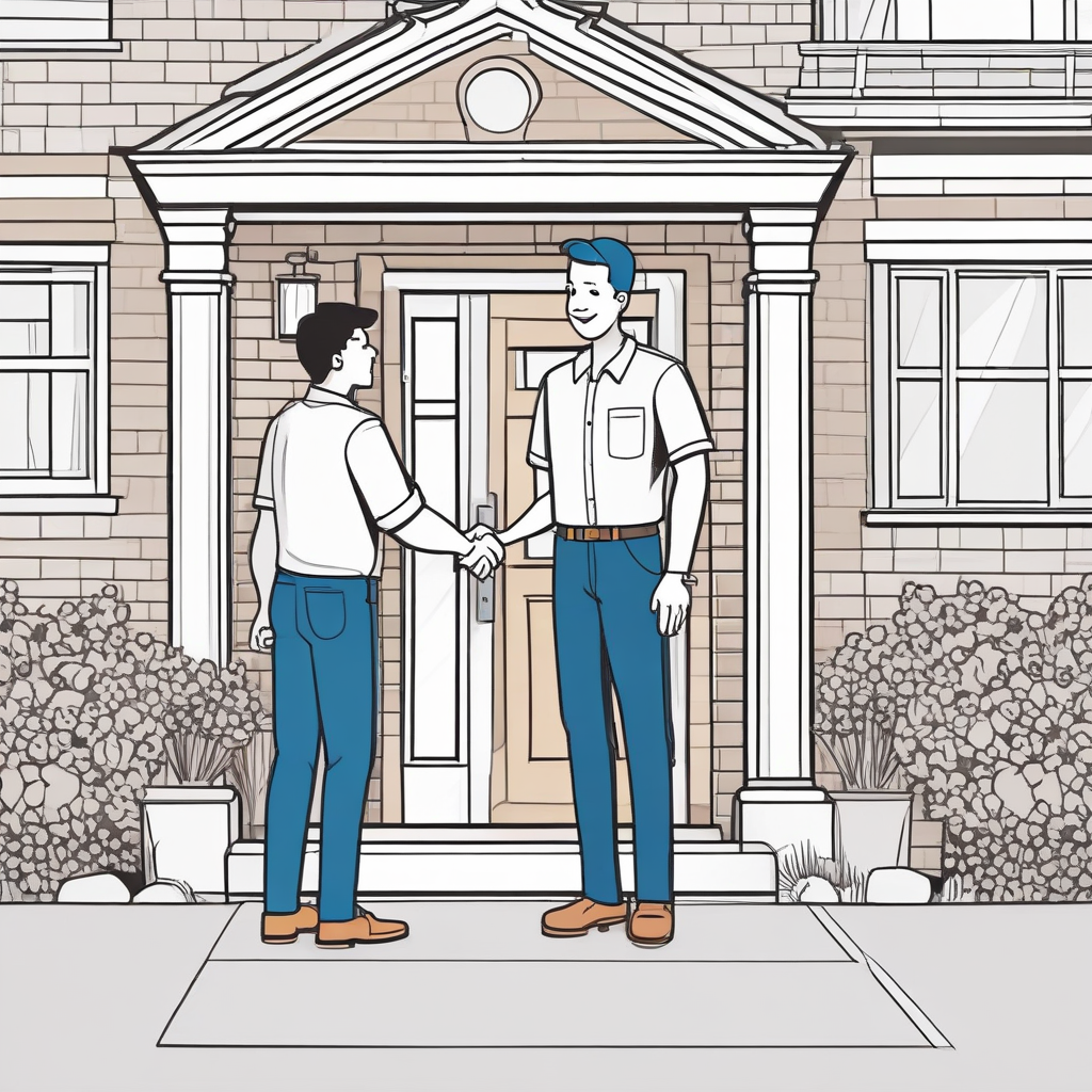 Satisfied customer reviewing transparent HVAC service invoice