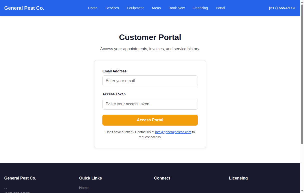 Customer Portal Login